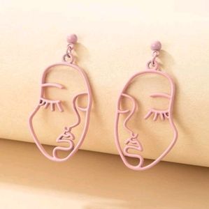 🍉5 for $25* Abstract Female Face Earrings